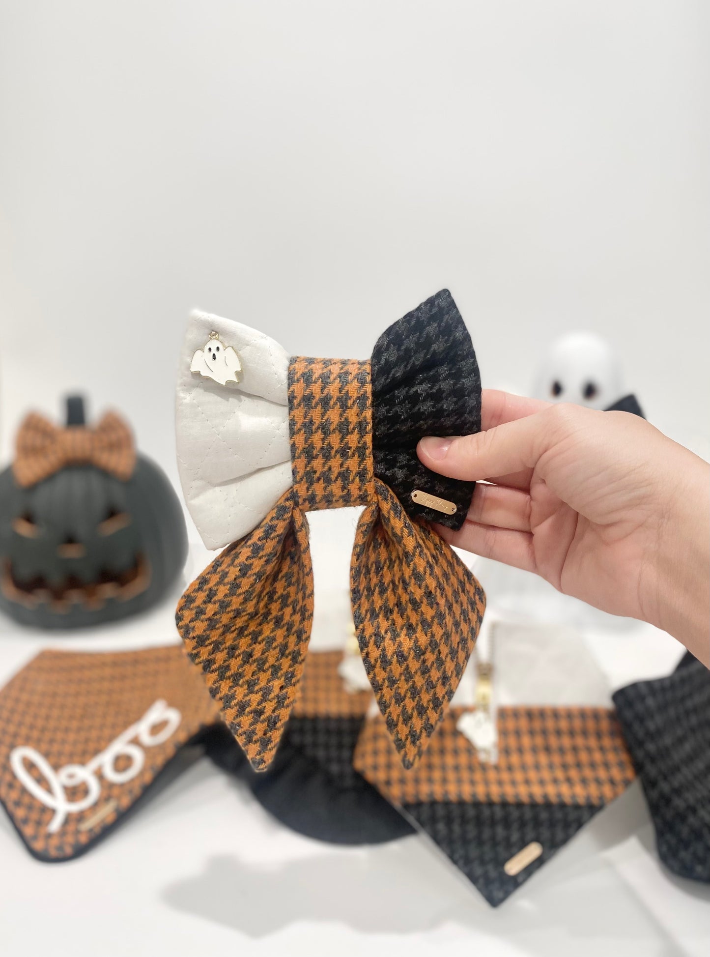 Candy Corn Sailor Bow/Bow Tie