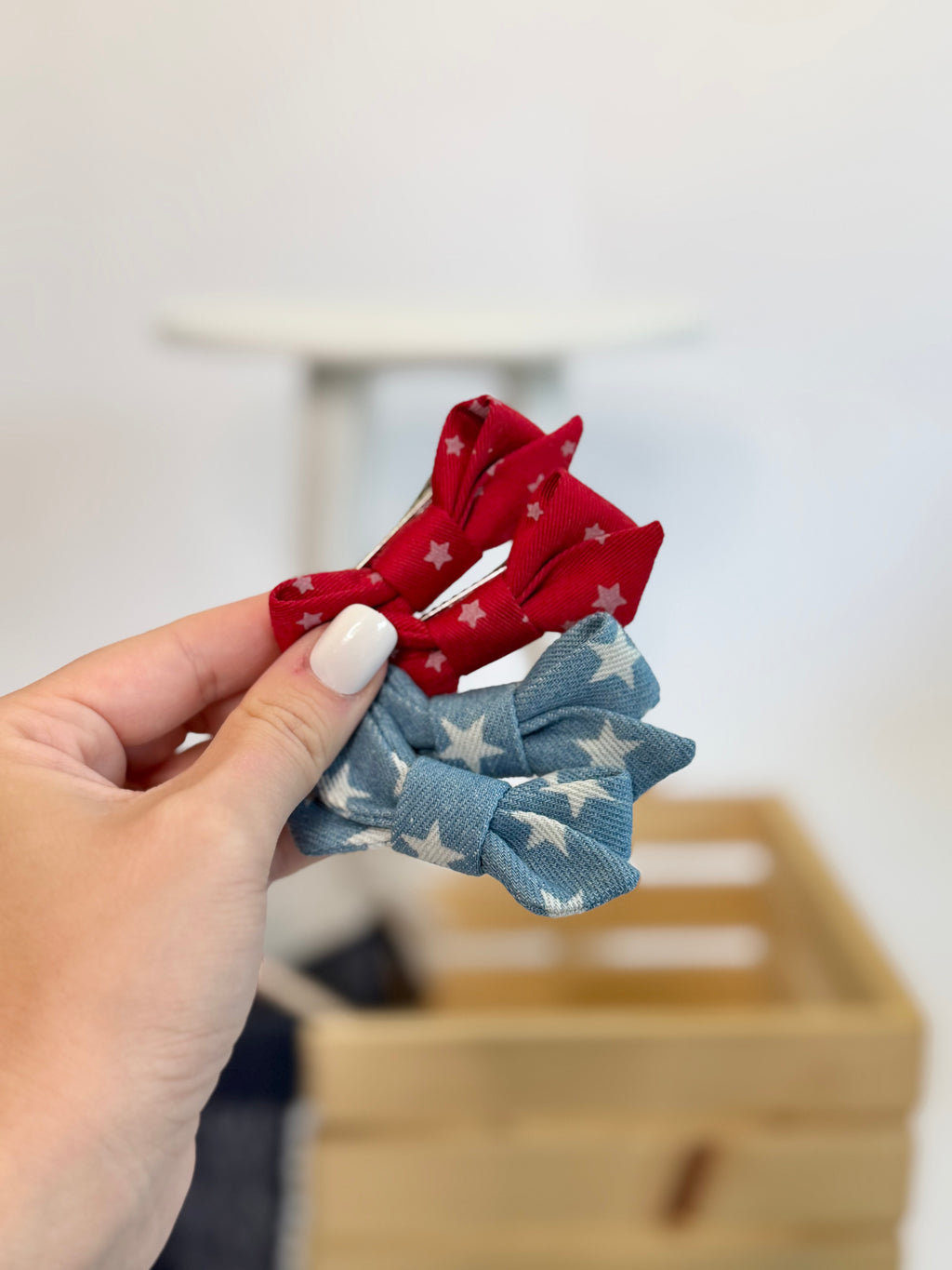 HAIR BOW | PATRIOTIC
