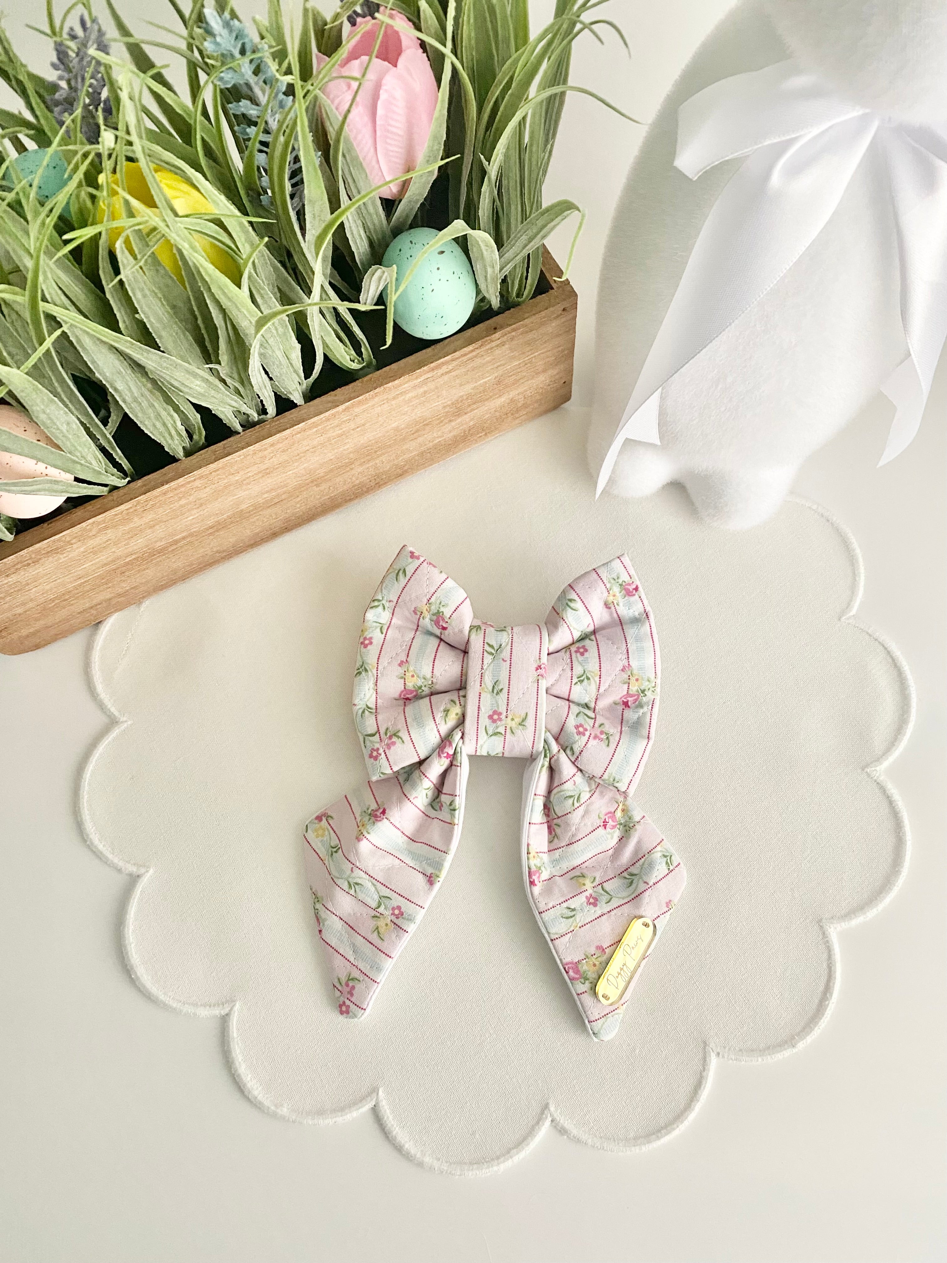 Easter Blossom Sailor Bow/Bow Tie