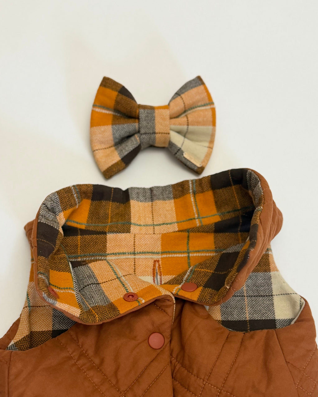 BOW TIE & SAILOR BOW | PUMPKIN PLAID
