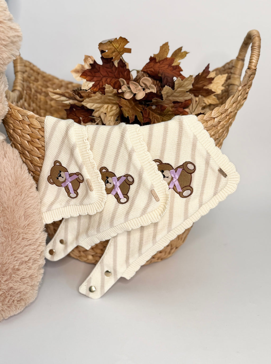 BANDANA | TEDDY WITH SCALLOPED HEM