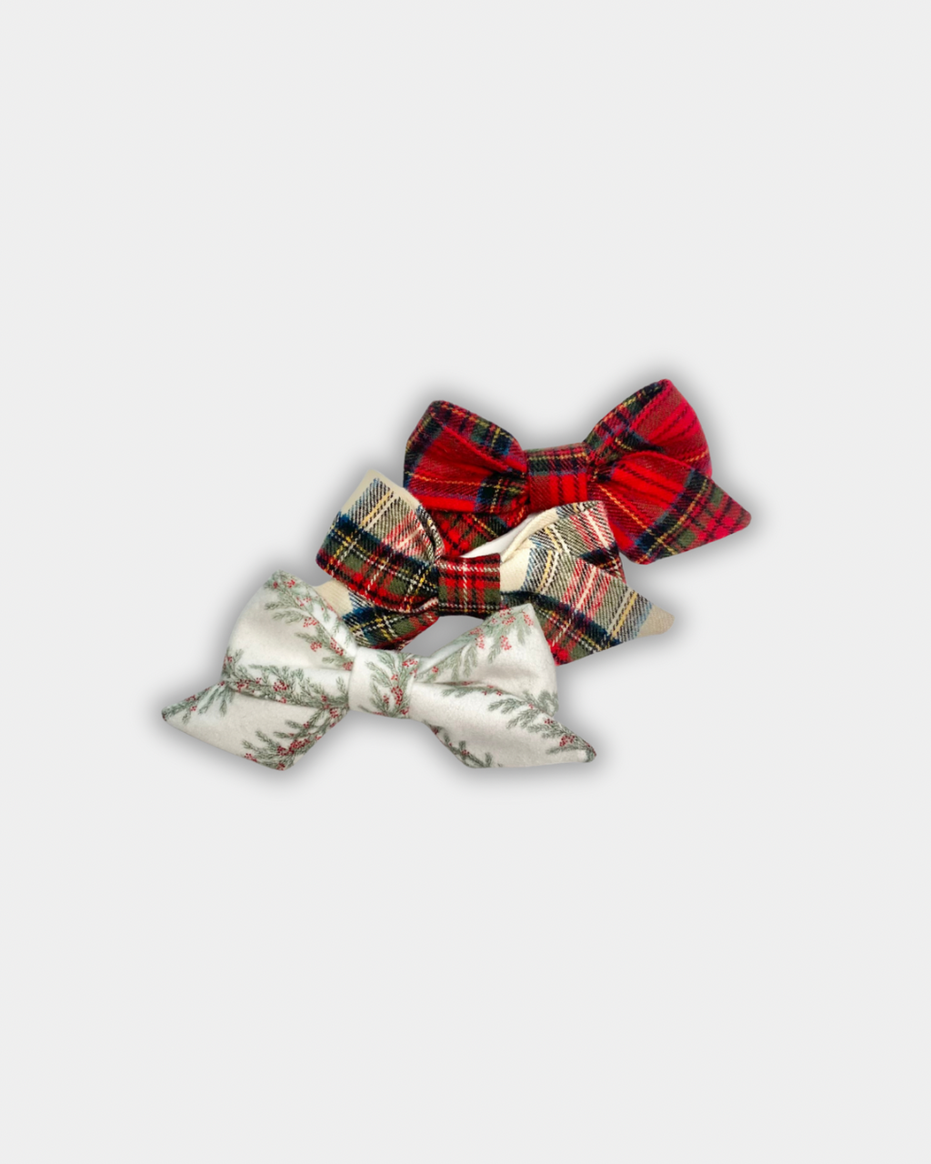 HAIR BOW | PLAID FLANNEL