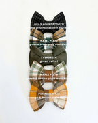 BOW TIE & SAILOR BOW | MAPLE PLAID