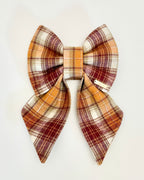 BOW TIE & SAILOR BOW | HARVEST PLAID