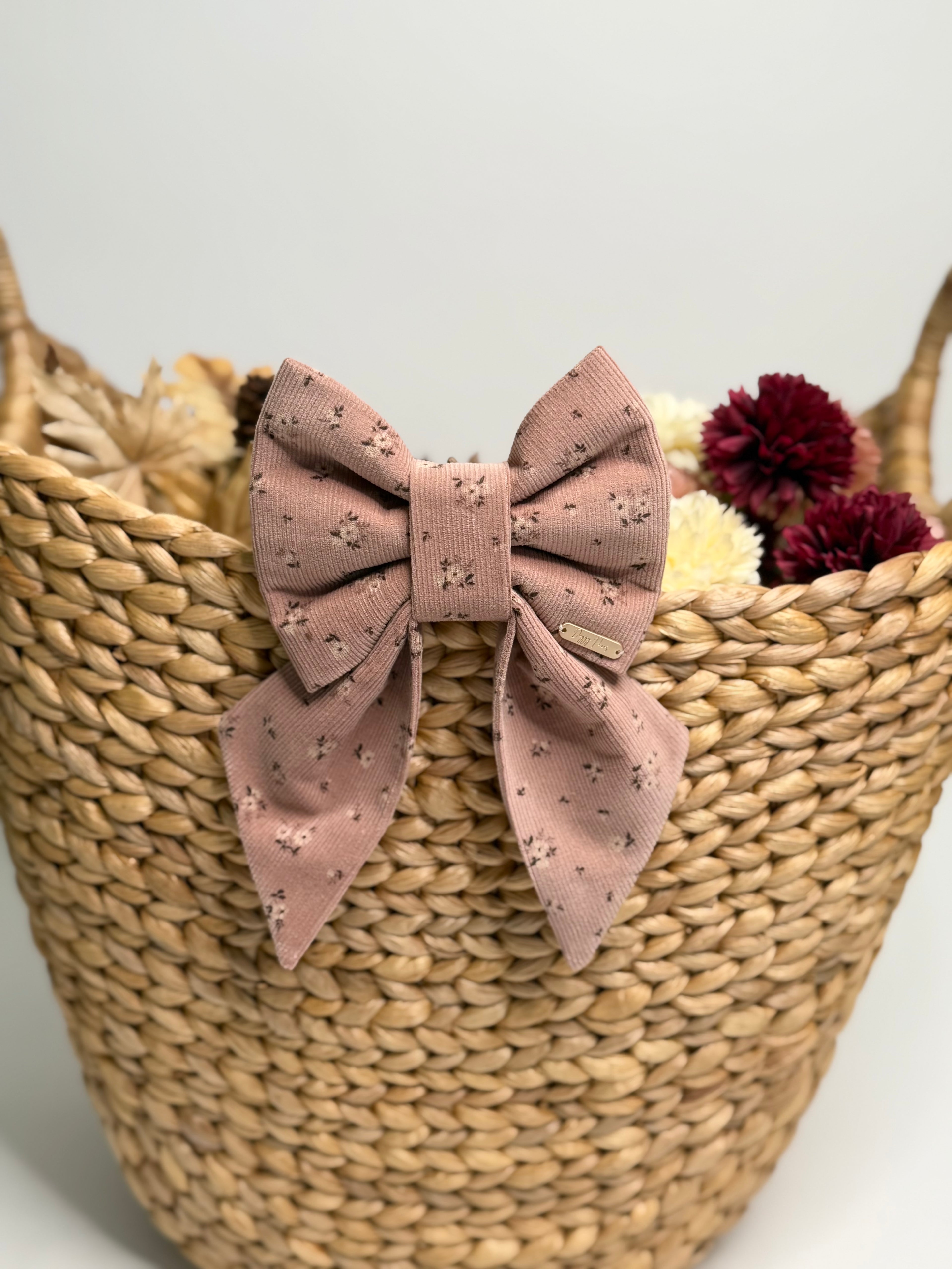 BOW TIE & SAILOR BOW | MAUVE FLORAL