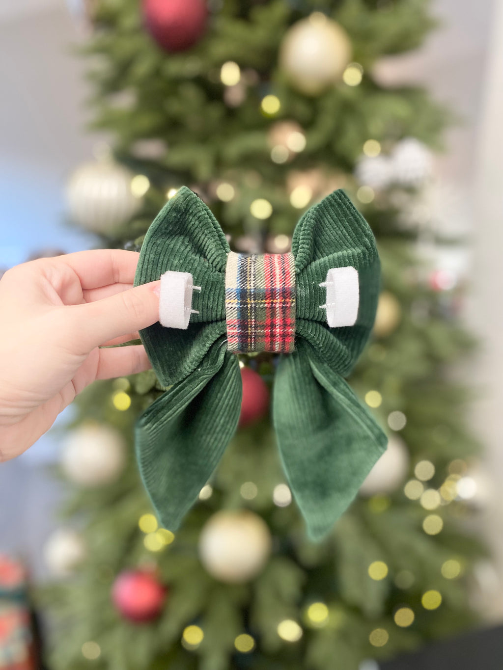 BOW TIE & SAILOR BOW | VELOUR CORDUROY/PLAID