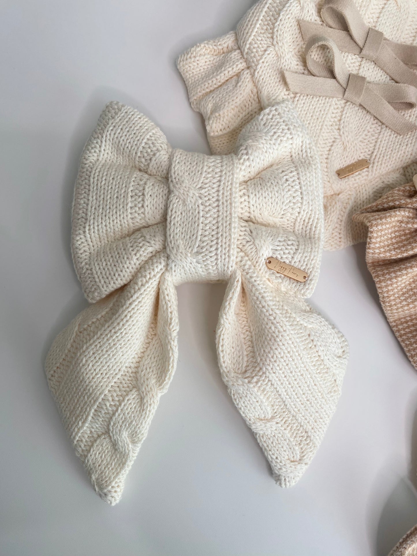 Vanilla Bean Sailor Bow/Bow Tie