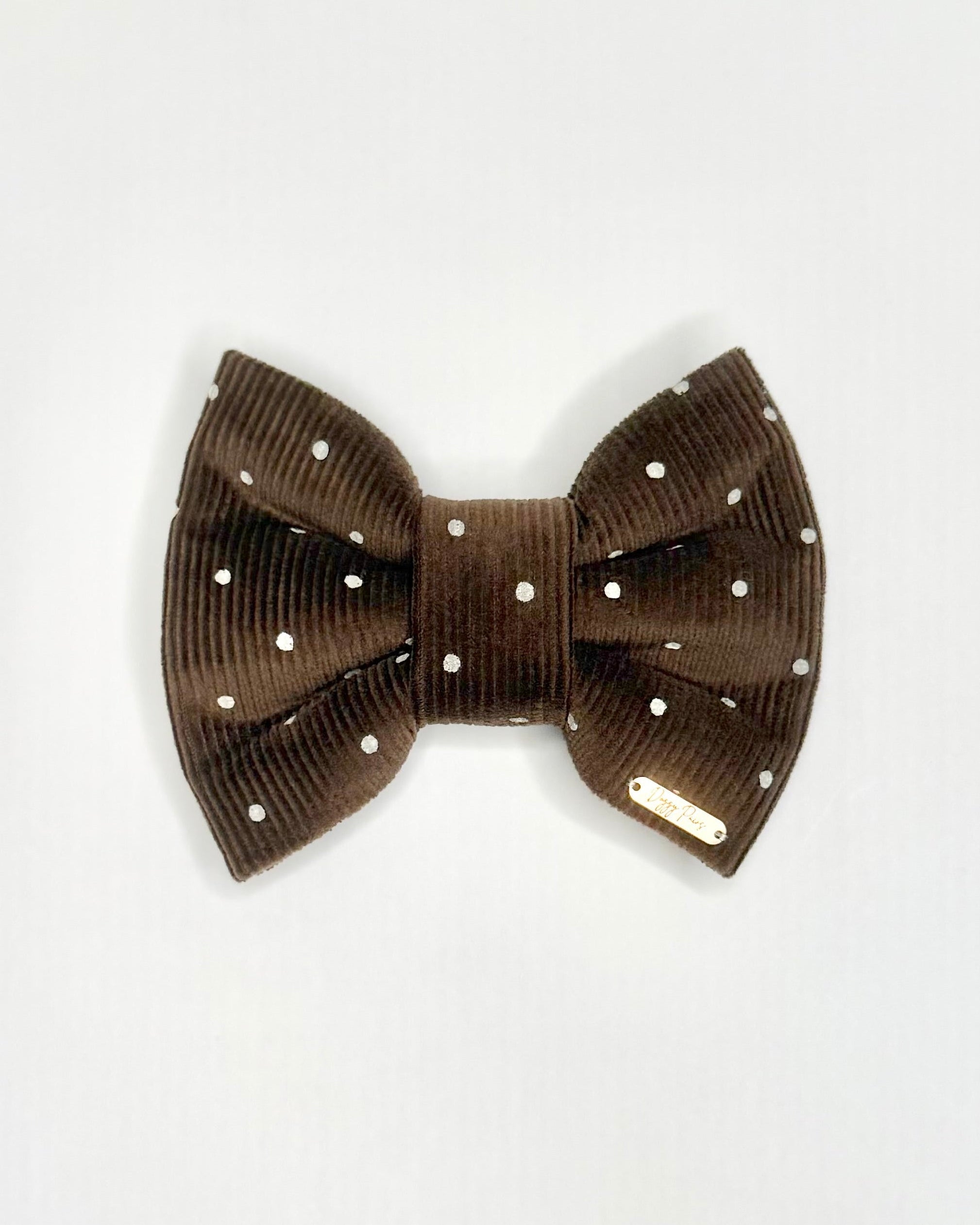 BOW TIE & SAILOR BOW | CHOCOLATE POLKA DOT