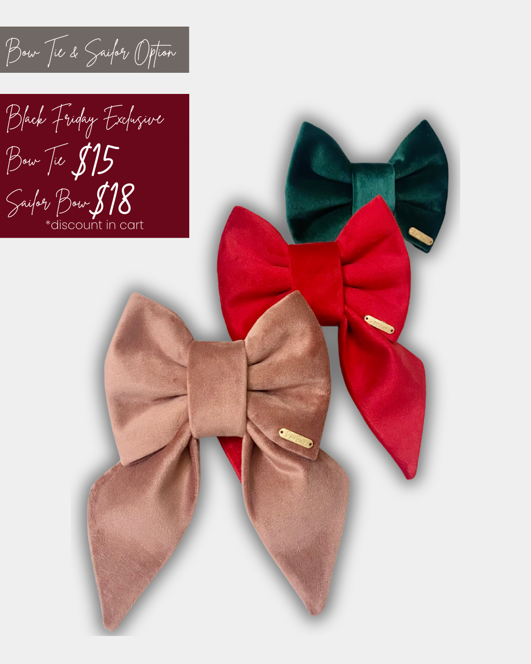 BOW TIE & SAILOR BOW | BF EXCLUSIVE