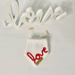 ‘love’ bandana (white)