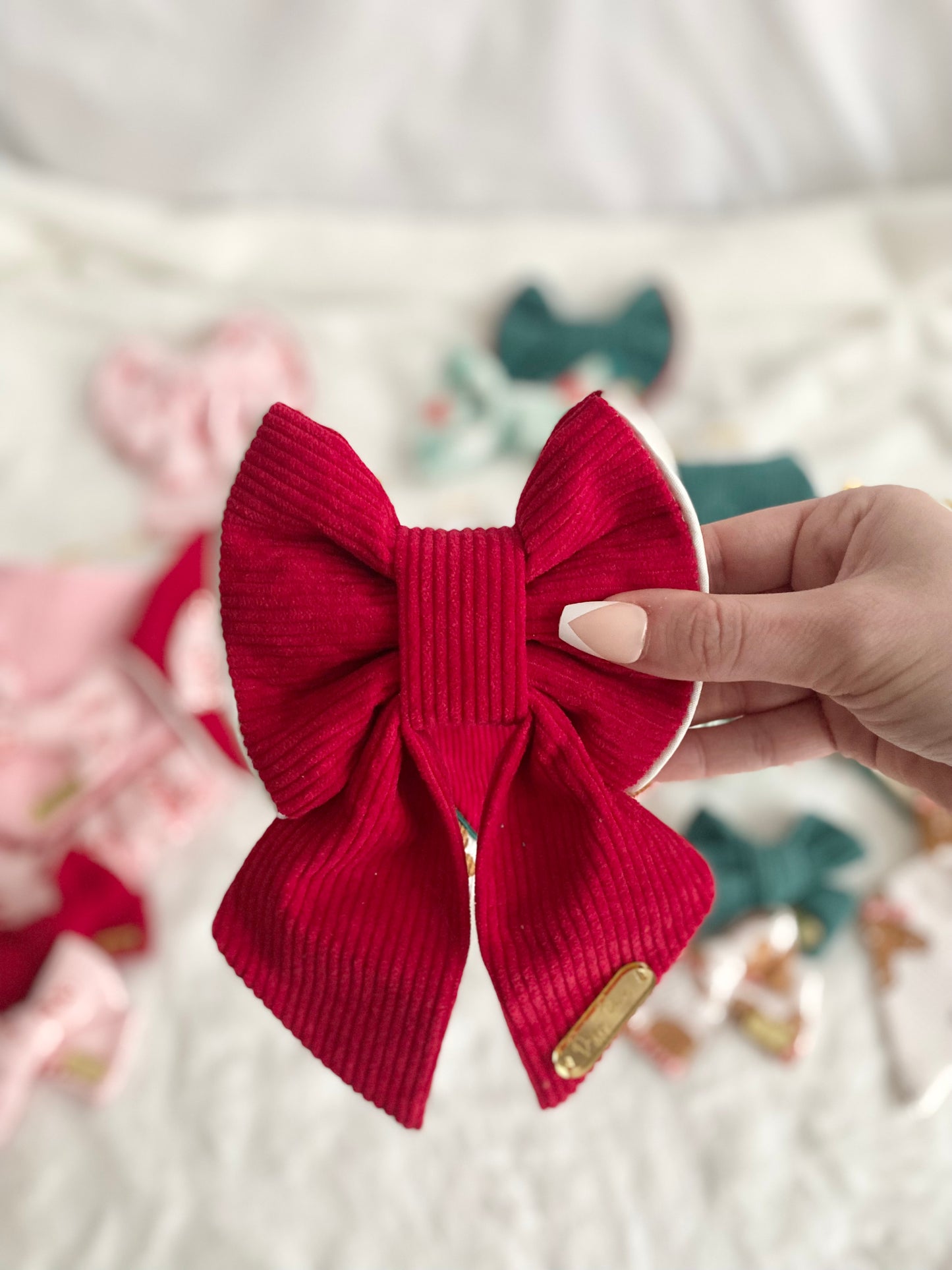 Sailor Bow/Bow Tie with Piping