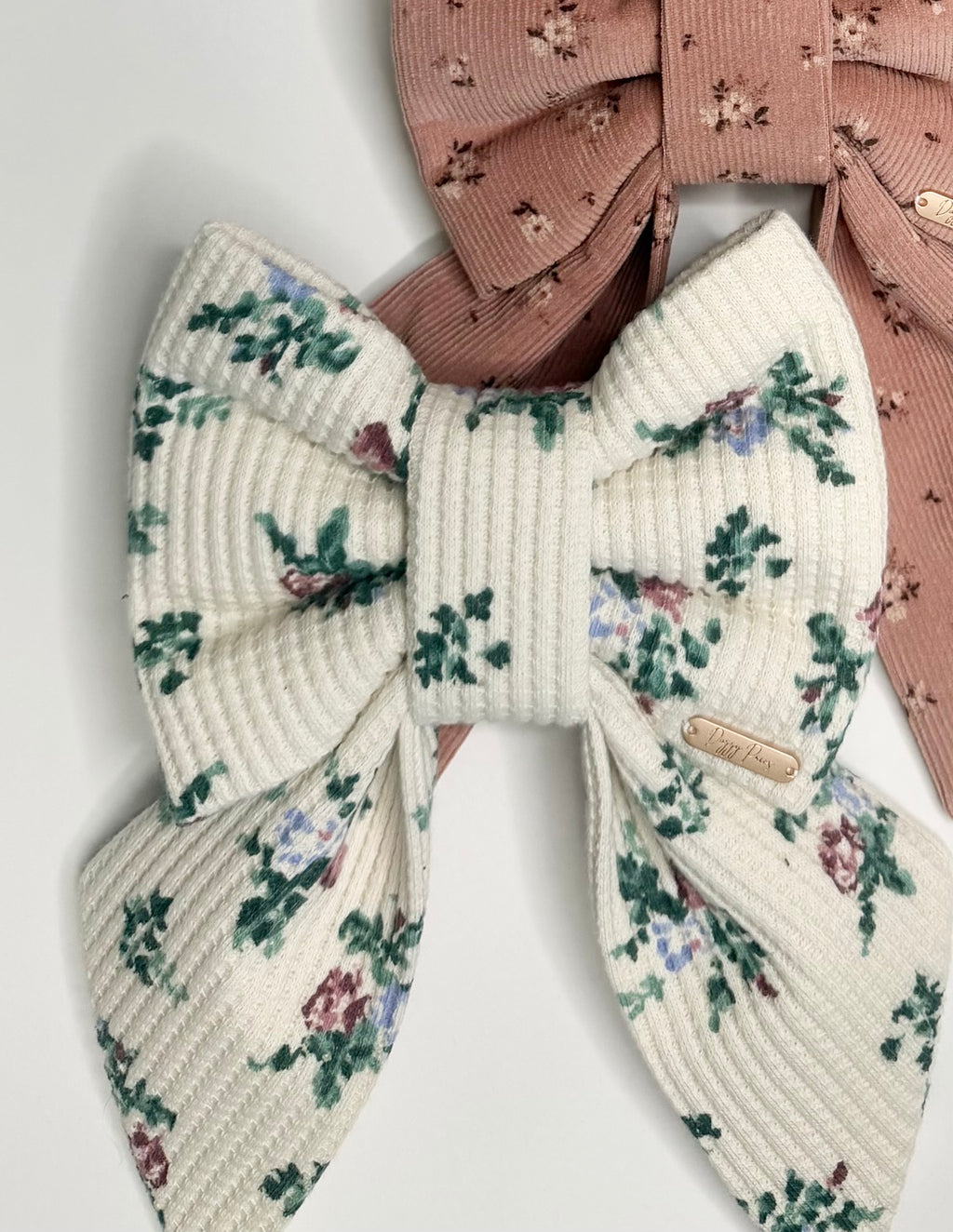 BOW TIE & SAILOR BOW | CREAM FLORAL