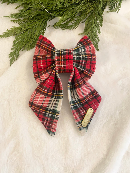 Holly Jolly Sailor Bow/Bow Tie