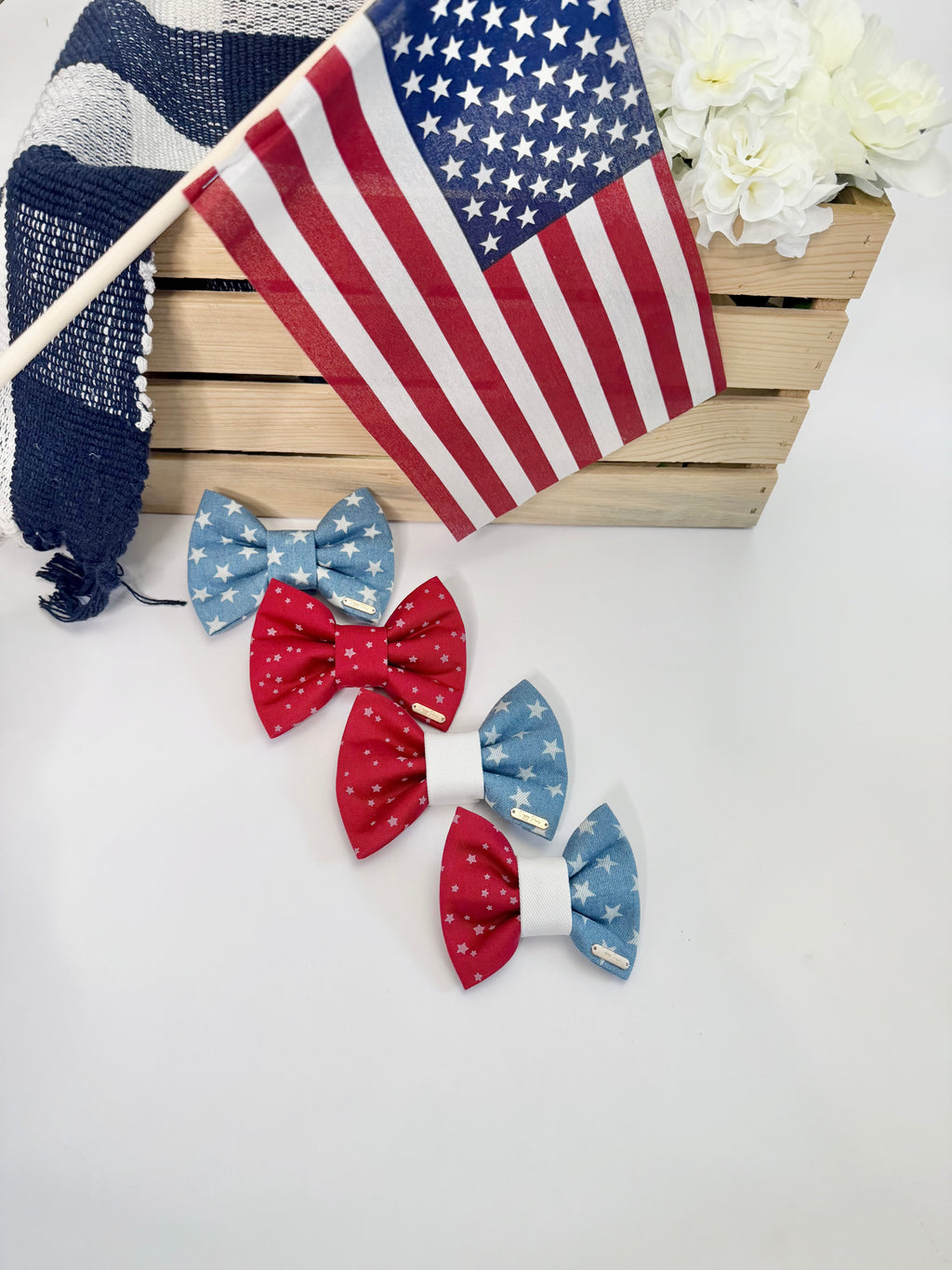 BOW TIE & SAILOR BOW | PATRIOTIC