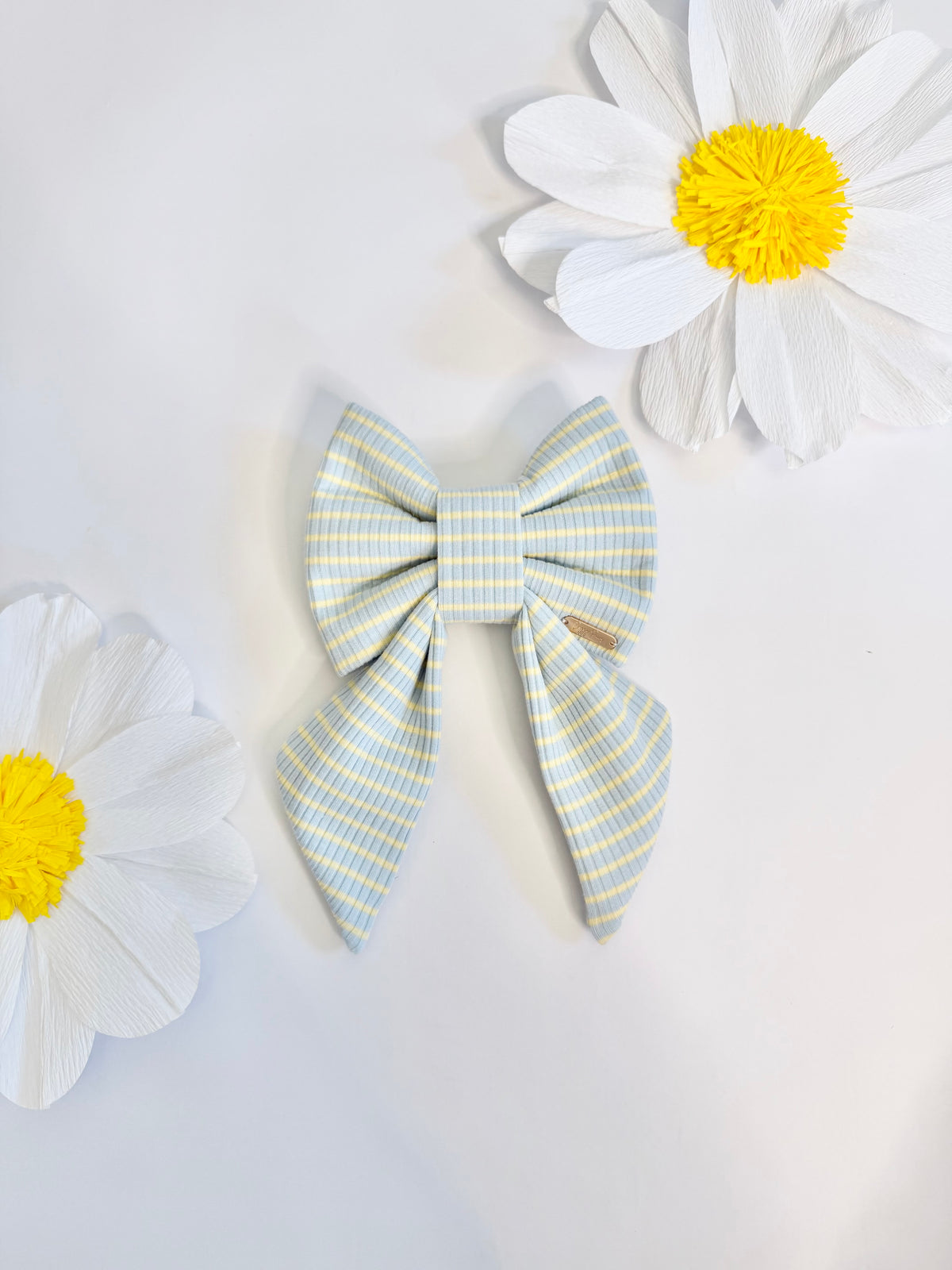 BOW TIE & SAILOR BOW | TURQUOISE STRIPE