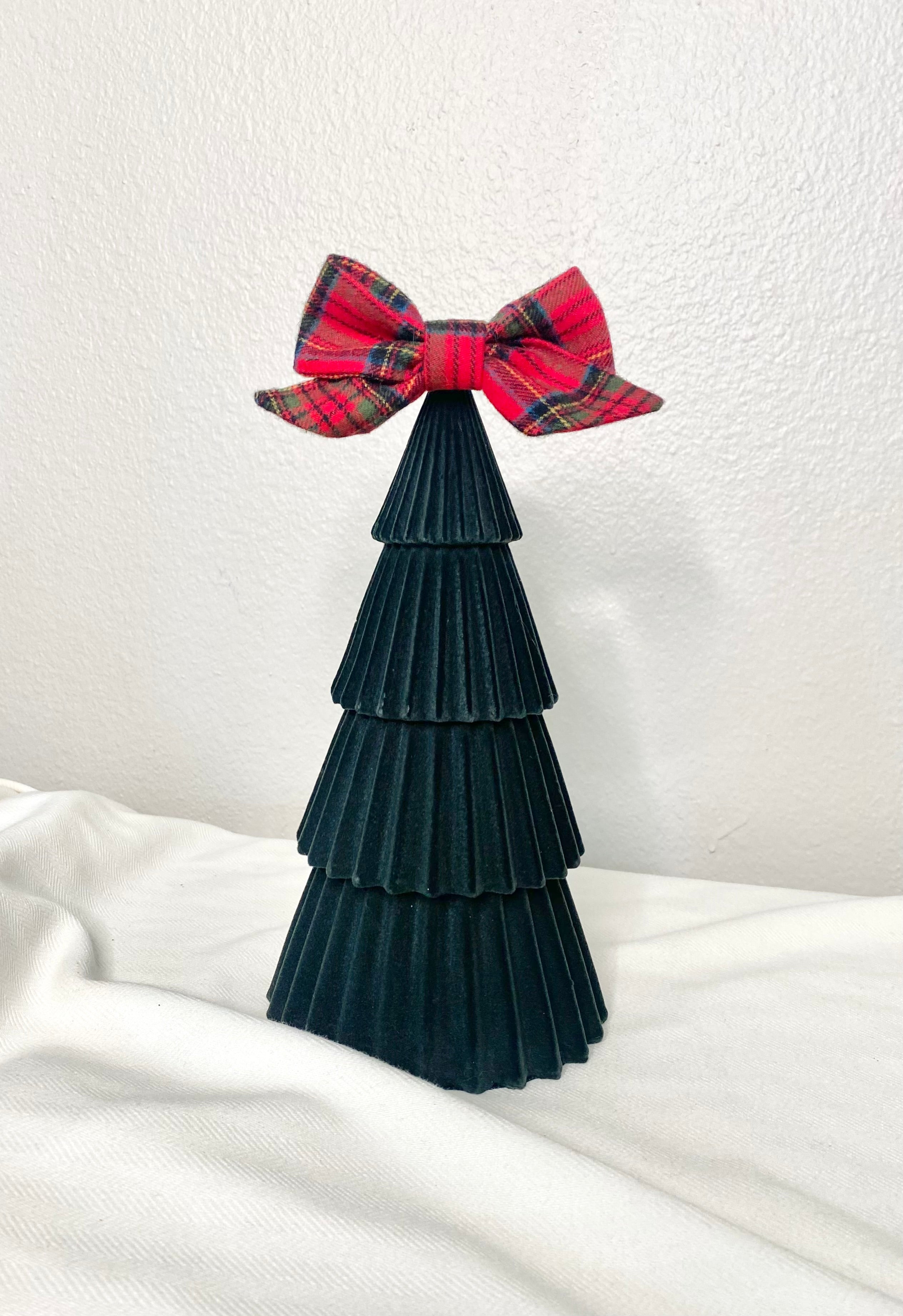 HAIR BOW | PLAID FLANNEL