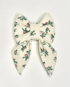 BOW TIE & SAILOR BOW | CREAM FLORAL