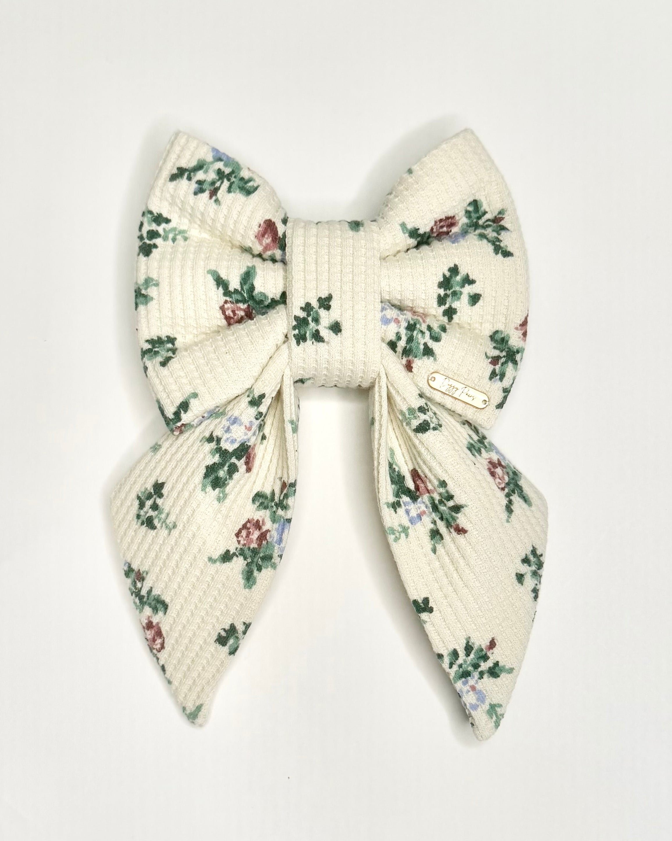 BOW TIE & SAILOR BOW | CREAM FLORAL