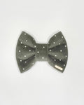 BOW TIE & SAILOR BOW | OLIVE POLKA DOT