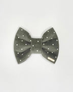 BOW TIE & SAILOR BOW | OLIVE POLKA DOT