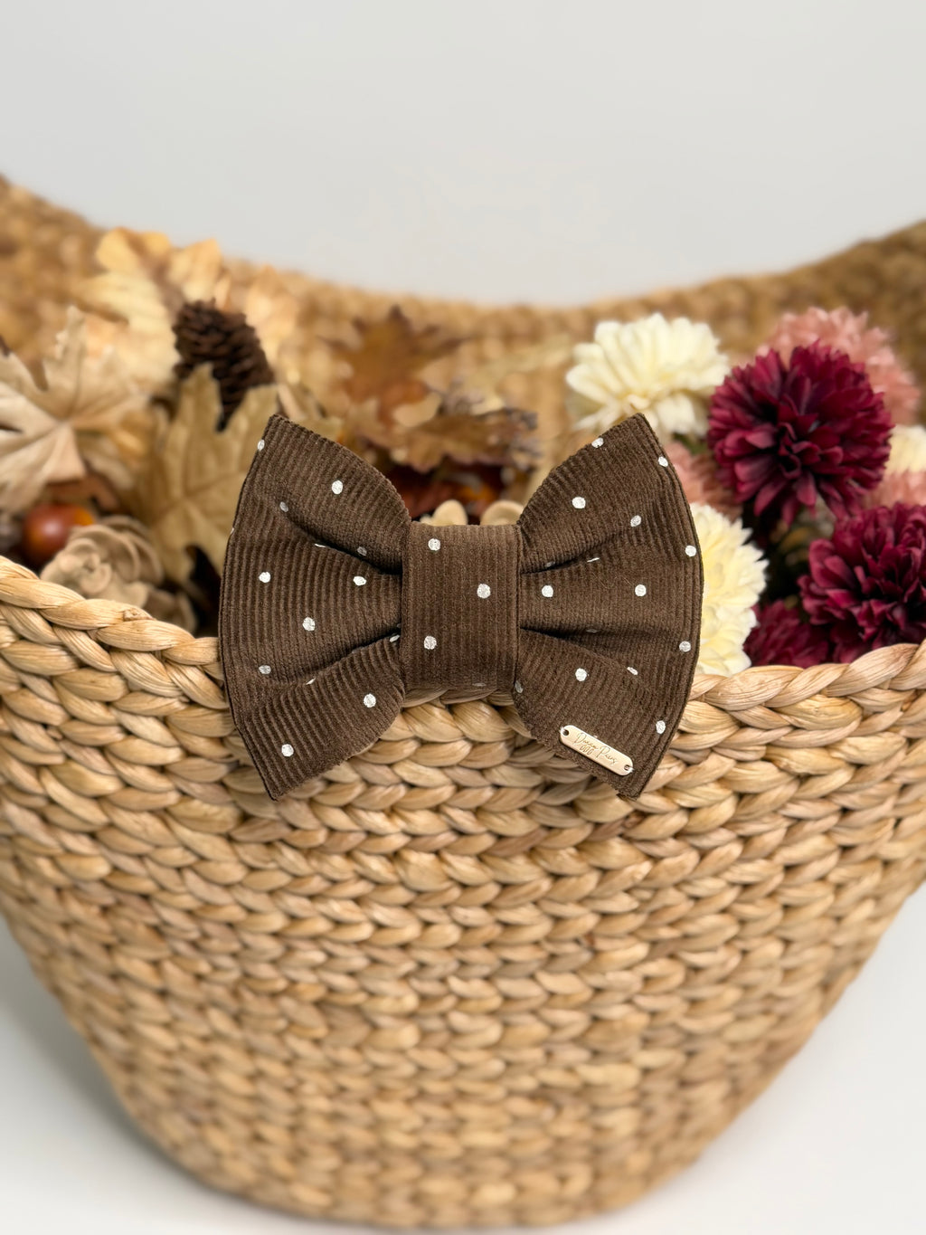 BOW TIE & SAILOR BOW | CHOCOLATE POLKA DOT