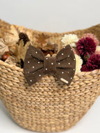 BOW TIE & SAILOR BOW | CHOCOLATE POLKA DOT