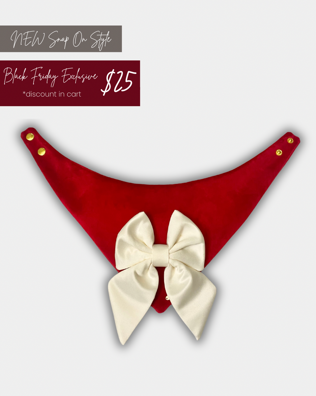 BANDANA | BF EXCLUSIVE CHRISTMAS RED