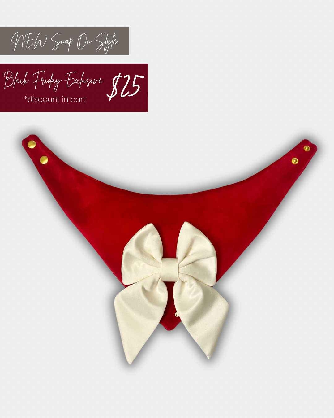 BANDANA | BF EXCLUSIVE CHRISTMAS RED