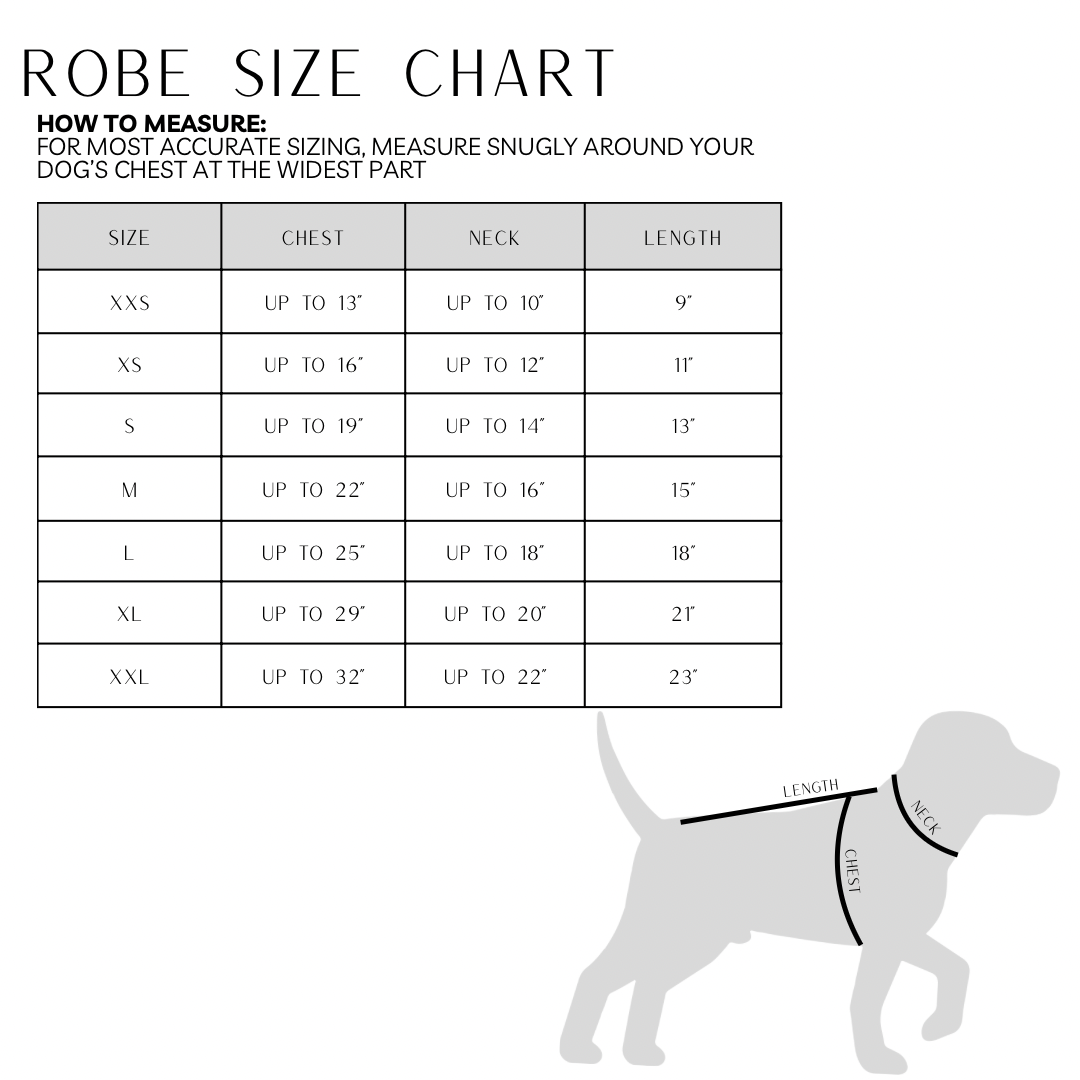 DRYING ROBE | NEUTRAL/WHITE STRIPE