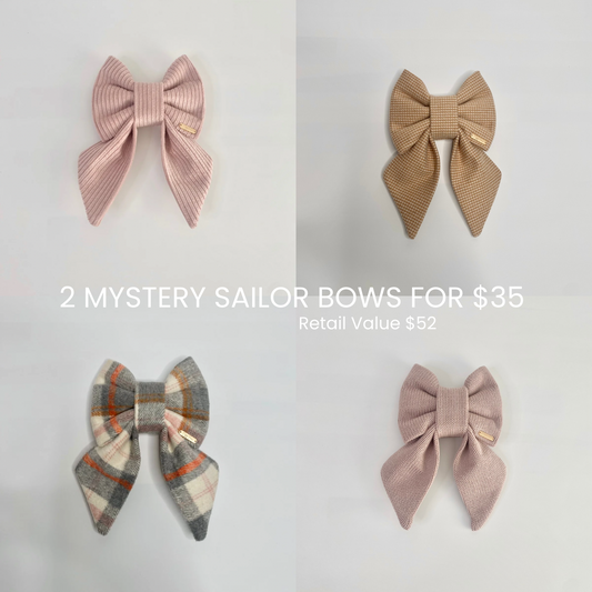 2 MYSTERY SAILOR BOW FOR $35