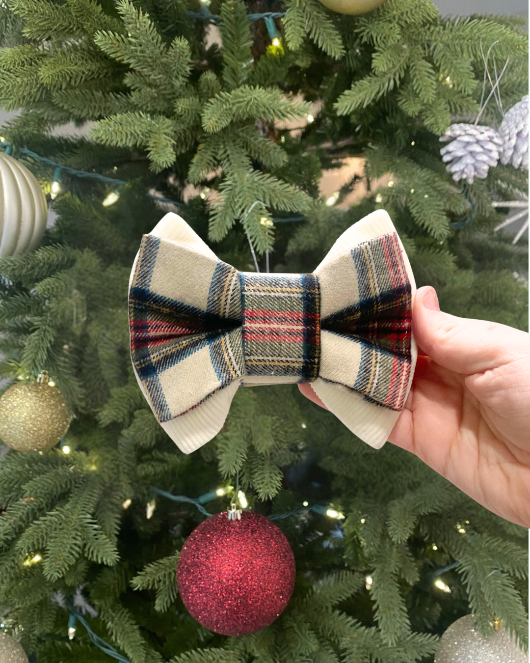 BOW TIE & SAILOR BOW | VELOUR CORDUROY/PLAID