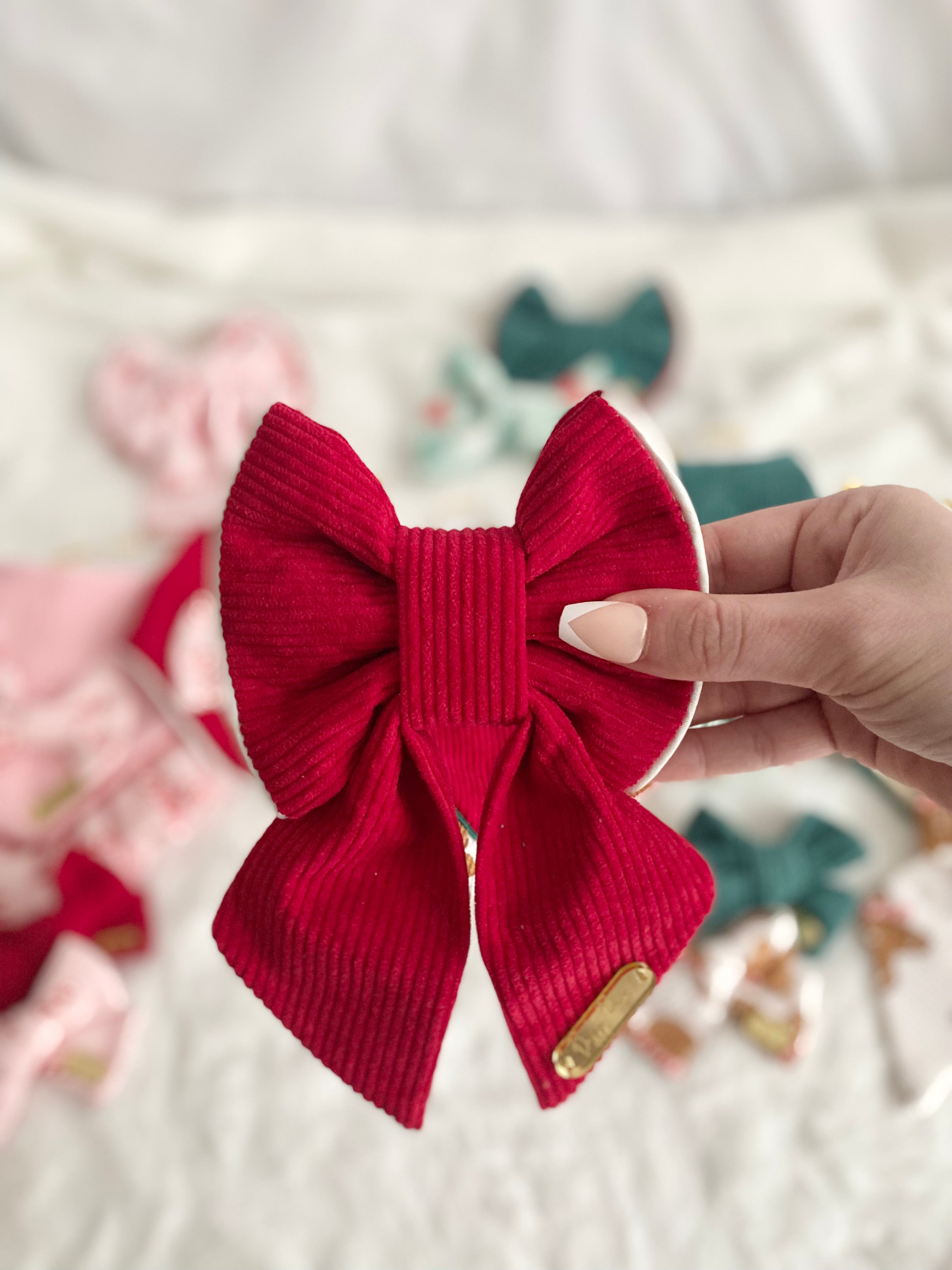 Corduroy Sailor Bow/Bow Tie